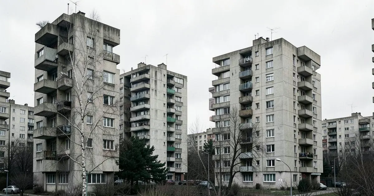 Immeubles collectifs des quartiers périphériques à Auxerre